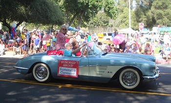 July 4 2012 car with Co-Chairs